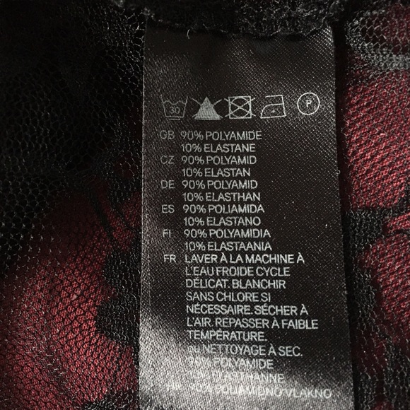 Black Lace Overlay Tank Top - Picture 4 of 4